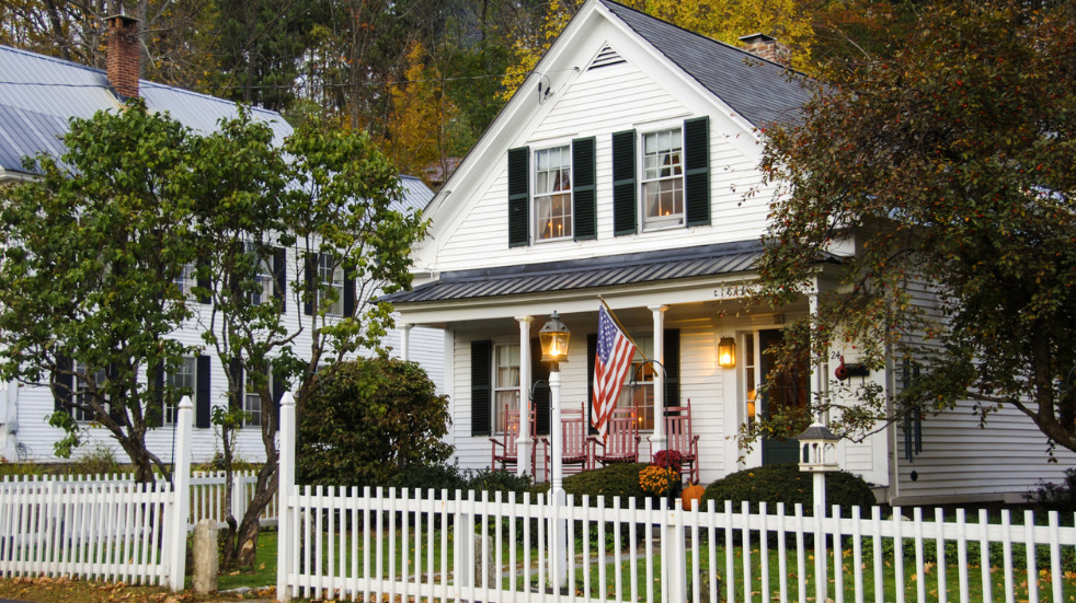 Traditional New England houses